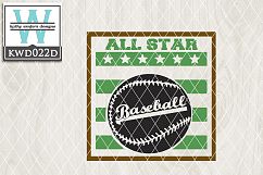 Baseball Cutting Files KWD022D Product Image 1