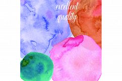 Watercolor Circles Clipart Product Image 2