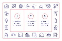 Line Icons – Mega Bundle Vol 1 Product Image 5