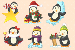 Winter Penguins Clip Art Collection Product Image 3