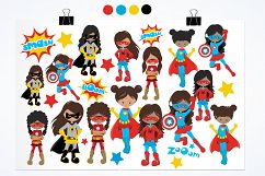 Superhero Girls  graphics and illustrations Product Image 2