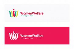 Women Welfare - Female Figure Stock Logo Template for Empowerment and Freedom Product Image 2