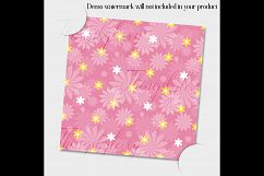 12 Daisy Flower Digital Papers in Pastel Theme Color Product Image 4