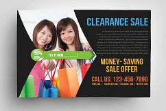 Clearance Sale Offer Horizontal Flyer Product Image 3