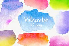 Watercolor Background Watercolor Blotches Product Image 3