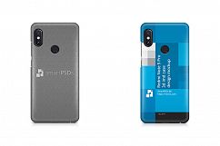 Redmi Note 5 Pro 3d IMD Case Mockup Back 2018 Product Image 1