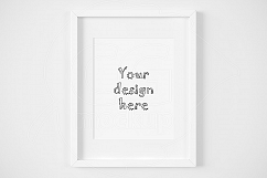 White frame 4 to 5 with big matt mockup Product Image 2