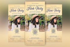 Retro Trunk Party Flyer Template Product Image 3