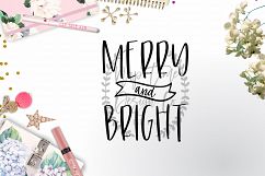 Merry and Bright SVG Product Image 1