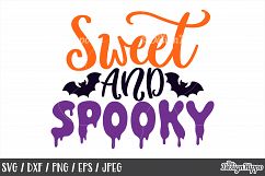 Sweet and spooky SVG, Halloween, Bats, Scary, Spooky, Cricut Product Image 1