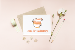 Kawaii Tea Party Clipart Product Image 3