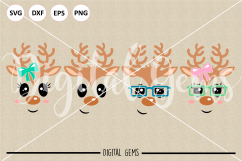 Reindeer SVG / DXF / EPS / PNG files Product Image 2