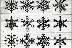 Snowflakes Svg -Snowflake SVG - Christmas SVG - Snow SVG Product Image 2