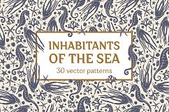 Inhabitants of the sea patterns Product Image 1
