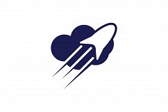 rocket cloud logo design inspiration Product Image 1