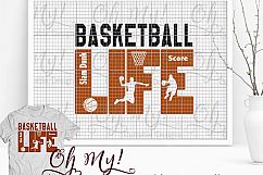 Basketball Life - SVG Cutting File Product Image 1