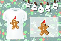 Cookie Candy Cane Christmas Cuttable Design SVG PNG DXF Product Image 2