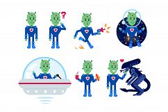 5 Vector Flat Characters Bundle Product Image 6