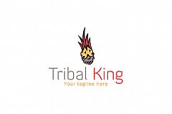 Tribal King - Creative Artistic Traditional Human Face Stock Logo Template Product Image 1