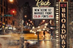Marquee Front View - Color Fonts Product Image 9