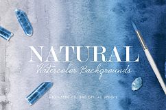 Natural Watercolor Ombre Backgrounds Product Image 1