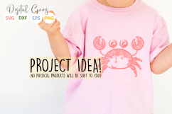 Crab paper cut SVG / DXF / EPS files Product Image 3