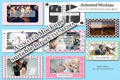 MOCKUP - Animated social media templates - Wedding theme Product Image 1