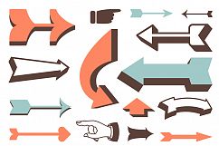 Vector Arrows Set - Retro and Modern Product Image 5
