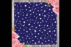 100 Seamless Falling Christmas White Snow Digital Papers Product Image 3