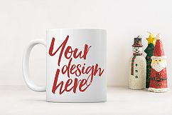 Christmas mug mock-up bundle - 8 jpeg mockups Product Image 2