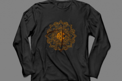 monogram mandala, monogram, monogram svg, mandala svg Product Image 5