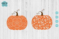 Lace Pumpkin svg, Mandala Pumpkin svg Product Image 1