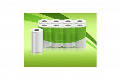 Paper Towels Creative Promotional Poster Vector Product Image 1