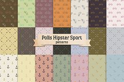 Polls Hipster Sport – 42 patterns seamless  Product Image 1