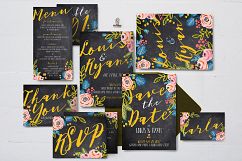 Black Floral Wedding Package Suite Product Image 1