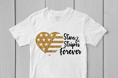 Stars &amp; Stripe Forever - USA PATRIOTIC SVG EPS DXF PNG Files Product Image 3