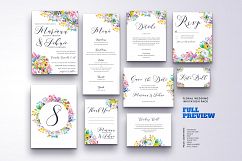 Floral Wedding Invitation Bundle Product Image 14