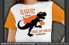 RAWR Means Trick or Treat Svg File - 4026 Product Image 3