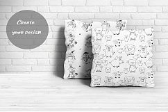 Pigs. Cute vector Stickers &amp; Patterns Christmas graphic Pigs Product Image 3