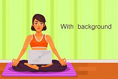 Cartoon yoga Product Image 2