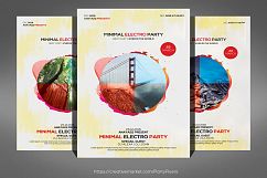 Minimal Eletro Party Flyer Product Image 1