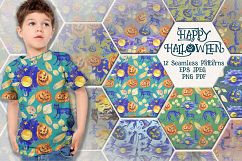 Halloween Seamless Patterns Product Image 2