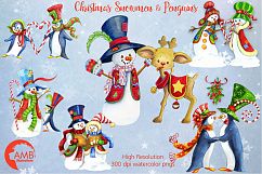 I love Christmas Bundle watercolor cliparts, graphics illustration AMB-1673 Product Image 3