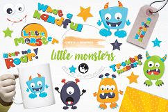 Little Monsters graphics and illustrations Product Image 1