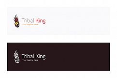 Tribal King - Creative Artistic Traditional Human Face Stock Logo Template Product Image 2