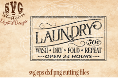 Vintage Laundry Cut File Product Image 1