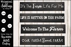 The Farm Life SVG Sign Set Product Image 1