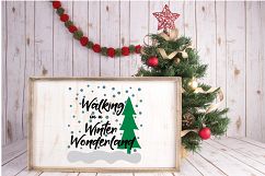 Walking in a Winter Wonderland SVG Cut File - Christmas SVG Product Image 3