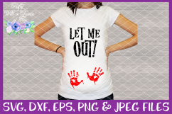 Halloween Pregnancy Maternity SVG for Cricut &amp; Silhouette Product Image 2