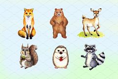 Watercolor Woodland Animals #2 by Whimseez Product Image 3